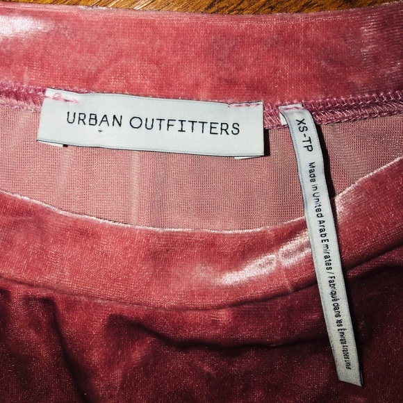 Urban Outfitters Velvet Crop Top - Picture 3 of 3